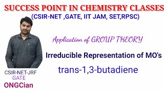 GROUP THEORY Irreducible Representation of trans13butadiene [upl. by Dalohcin]