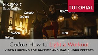 Godox Lighting Tutorial How to Light an Epic Workout [upl. by Haon]