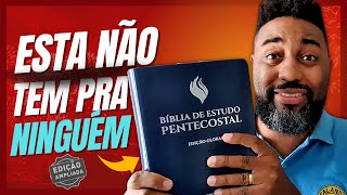 🔴 REVIEW  BÍBLIA DE ESTUDO PENTECOSTAL  EDIÇÃO GLOBAL Bíblia de Estudo  Flávio Sacramento [upl. by Laehcimaj]