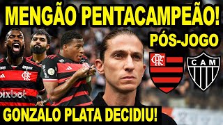 FLAMENGO PENTACAMPEÃO DA COPA DO BRASIL MENGÃO SEGUROU GALO NA FINAL COMEMORA NAÇÃO PLATA DECIDIU [upl. by Stanwin221]