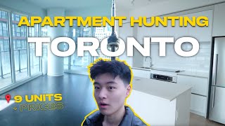 Downtown Toronto Apartment Hunting Under 4000  Touring 9 units  prices locations tips [upl. by Refennej]