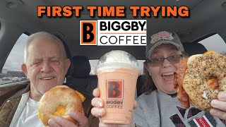 Biggby Coffee Review Sandwiches Coffee amp Creme Freeze foodreview fastfoodreview review [upl. by Suirada]