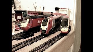 A Day With UKs Virgin TrainsRailways Hornby Triang etc [upl. by Kire]