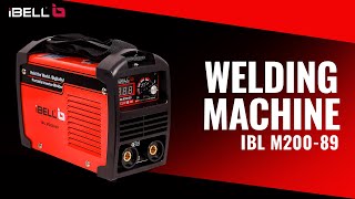 IBELL M20089 IGBT WELDING MACHINE 200A DEMO [upl. by Azirb843]