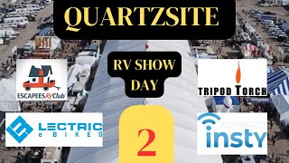 QUARTZSITE RV SHOW DAY TWO [upl. by Siuqcram120]