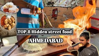 Top 8 Hidden street food gems in Ahmedabad India Indian street food  Hitik shah [upl. by Lemmy]