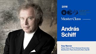 Sir András Schiff Piano Master Class 2016  Itai Navon [upl. by Meuser135]