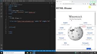 Iframe  HTML Malayalam Tutorial  Part 19 of 25 [upl. by Ayanal921]