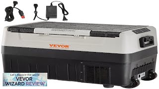 VEVOR Car Refrigerator 12 Volt Car Refrigerator Fridge 48 QT45 L Dual Review [upl. by Enneite182]