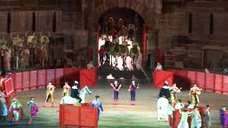 Carmen di Bizet ARENA DI VERONA 2018 Inizio atto IV [upl. by Hehre909]