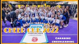 Cheer cup 2022  Carabins AllGirl  Mikou Bal [upl. by Oiratno]