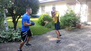 Florian Winter  Personal Training  Pratzentraining mit Niki [upl. by Atnaloj]