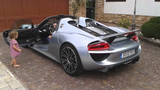 PORSCHE 918 Spyder Hybrid  Soundcheck [upl. by Armbruster]