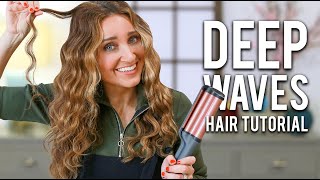 How to Get DEEP WAVES in Your Hair BEAUTIFUL  Prepare for Compliments [upl. by Sirob922]