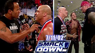 WWE SmackDown  July 11 2002 Full Breakdown  Rock Returns To Kick Off Summer Run TakerRockAngle [upl. by Kreis918]