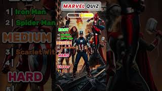 MASTER the MARVEL Trivia Challenge Now trivia quiz quizzymonkey [upl. by Nuavahs]