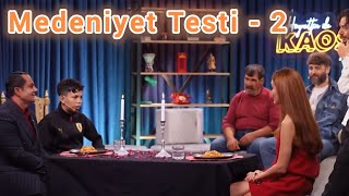 Hayrettin Kaos Showda Altın Çocuk ile Medeniyet Testi 2 altınçocuk [upl. by Nolyad]