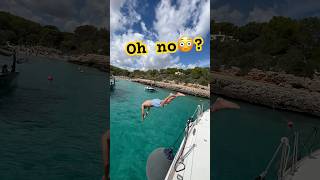 Cala Sa Nau Mallorca epic jump [upl. by Tinaret]