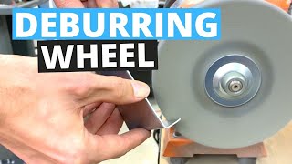 HOW TO USE THE DEBURRING WHEEL Tips and recommendations for abrading efficiently and safely [upl. by Felicdad]