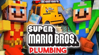 Super Mario Bros Plumbing in MINECRAFT 13 [upl. by Althea]