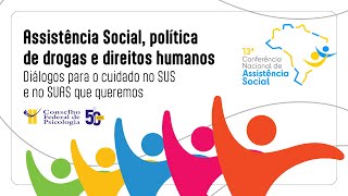 Assistência Social Política de Drogas e Direitos Humanos [upl. by Damek898]