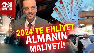 2024te Ehliyet Fiyatları Ne Kadar Olacak  Haber [upl. by Nyliac]