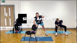 Exercises for MS  Dom Thorpe’s MS Warrior Programme 2  Single Arm Row taster video [upl. by Nnylear]