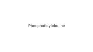 How to Pronounce quotPhosphatidylcholinequot [upl. by Aihsit]