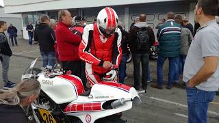 Hockenheim Classics 2017 onboard  Sepp Hage  The Movie  YAMAHA TZ 500 [upl. by Bedwell10]