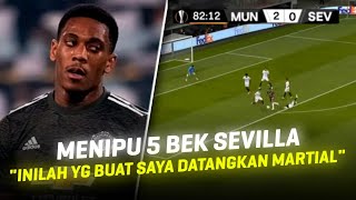 HANCURKAN PERTAHANAN SEVILLA SENDIRIAN 😱 Lihat Inilah Hari Dimana Martial Bikin Malu Bek Sevilla [upl. by Burroughs571]