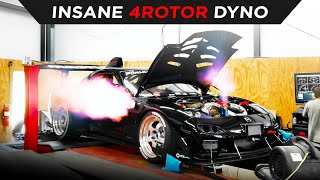 THE BEST SOUNDING ENGINE EVER  4ROTOR DYNO RUN FOR 1200HP  TOYOTIRES  4K60 [upl. by Engvall]