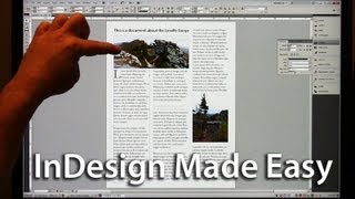 Adobe InDesign Easy Start  Lesson 1  Text Photos Formatting Colors [upl. by Moriah]