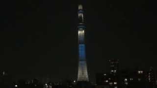 東京スカイツリー 夜のライトアップ Illumination of Tokyo Skytree [upl. by Ytrebil]