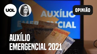 Pagamento do novo auxílio emergencial deve ficar para abril  Carla Araújo [upl. by Annawoj307]