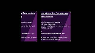 PLAB 2 Preparation Tips Short Biopsychosocial Model For Depression plab2 osceprep ukmla [upl. by Desdemona318]