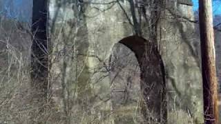 Abandoned Pittsburgh Harmony Butler Railway Streetcar line Ellwood City Pennsylvania [upl. by Alithia]