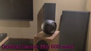 Devialet Phantom 1 vs Reactor 600watts [upl. by Maggs]