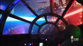 Millennium Falcon Smugglers Run Disney World Hollywood Studios On Ride 2024 [upl. by Babita426]