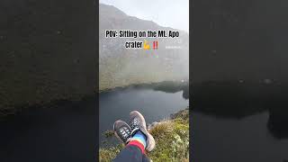 Mt Apo crater 🇵🇭🫰‼️shortvideo shortsphilippines fypyoutube moananegra viralvideo mtapocrater [upl. by Haughay805]