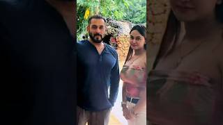 Trishna Hajarika With Salman Khan salmankhan trishnahajarika shorts youtubeshorts video [upl. by Orutra]