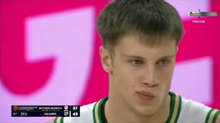 202425 Euroleague R8 Bayern  Žalgiris Full Highlights [upl. by Hadlee239]