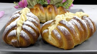 GOLOSISSIME Brioches alla Crema Pasticcera [upl. by Lester695]