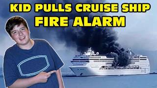 Kid Temper Tantrum Pulls Fire Alarm On Cruise Ship  Yelled At By Parent Original [upl. by Anileda]