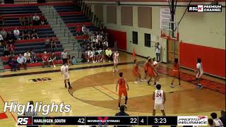 HIGHLIGHTS  Boys Basketball  Harlingen South vs Brownsville Veterans Memorial 11123 [upl. by Riek]