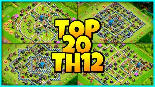 New INSANE TH12 BASE WARTROPHY Base Link 2023 Top20 in Clash of Clans  Town Hall 12 War Base [upl. by Giuditta]