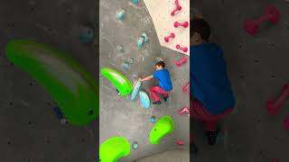 Slopers boulder by kid bouldering sportclimbing lasportiva fun [upl. by Maller396]