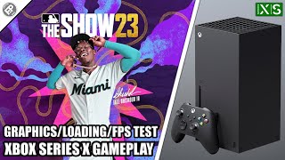 MLB The Show 23  Xbox Series X Gameplay  FPS Test [upl. by Noirret]