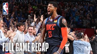 ROCKETS vs THUNDER  Houston amp Oklahoma City Battle Till The Final Whistle  April 9 2019 [upl. by Obed]