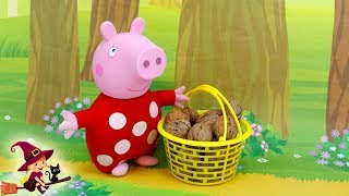 Peppa Pig Buscando Nueces en el Bosque [upl. by Ahsac]