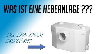 Erklärung Hebeanlage  SFA SANIBROY  German HD [upl. by Herc]